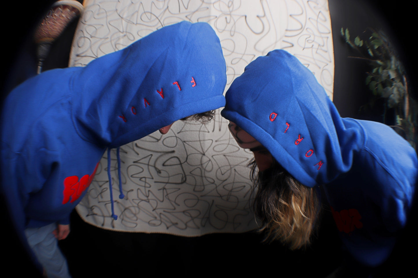 Blue & Red Hoodie