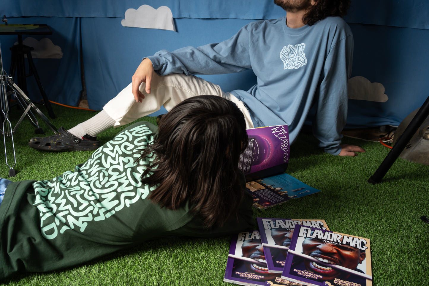 Flavor World Long Sleeve (Blue)