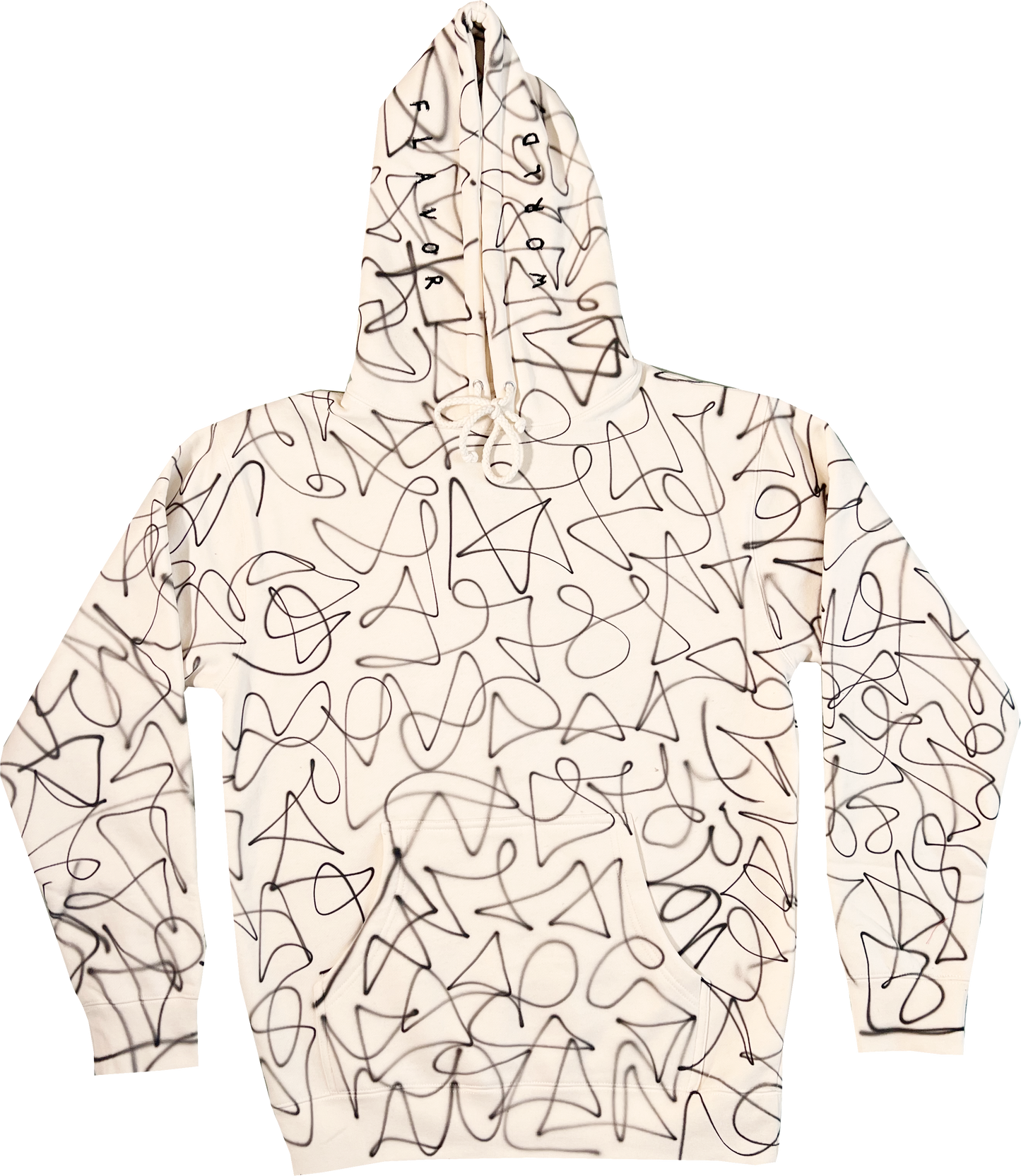 Cream Fuaxfitti Hoodie (only 10 made)
